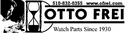 Otto Frei Watch Parts Since 1930