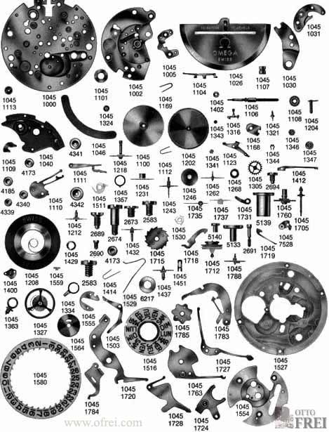 omega 1045 parts