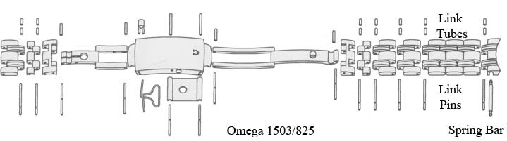 omega speedmaster bracelet links