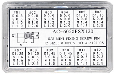 Micro Screw Size Chart