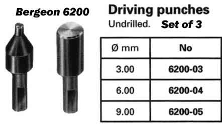 Bergeon Bushing Chart