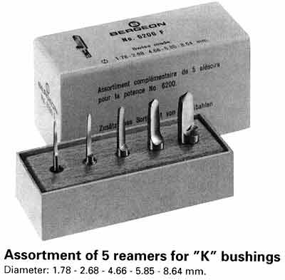 Bergeon 16200 Clock Bushing Tool