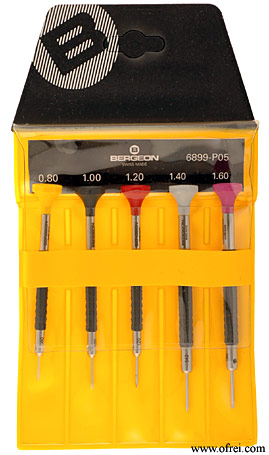 Bergeon Swiss Made Watchmakers Screwdrivers