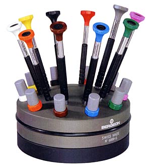Bergeon Bergeon 5970 Watchmakers Screwdriver set With Stand 