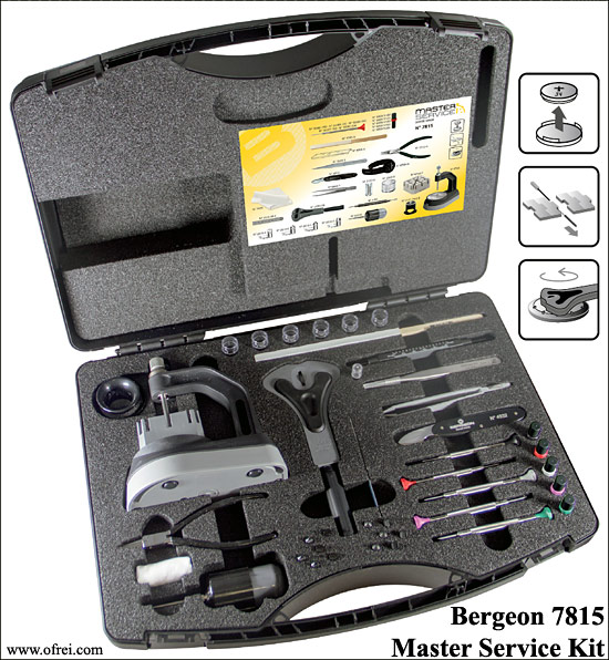 BERGEON 7812 Plus Watch Tool Set Quick Service - Swisotech Shop