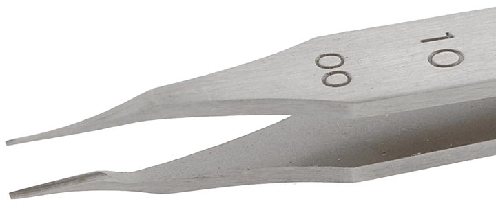 Brucelles Horotec 12.303-S5 - Pointes Fines, Laiton, Longueur 130 Mm, Neuves Avec étiquettes