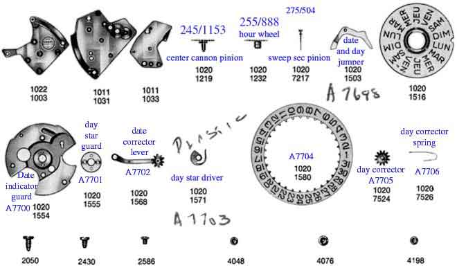 omega cal 1020 movement