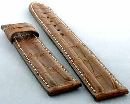 omega crocodile leather strap