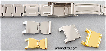 Watch Band Bracelet Extenders With Fold Over Link Clasp Assortment 12  Pieces